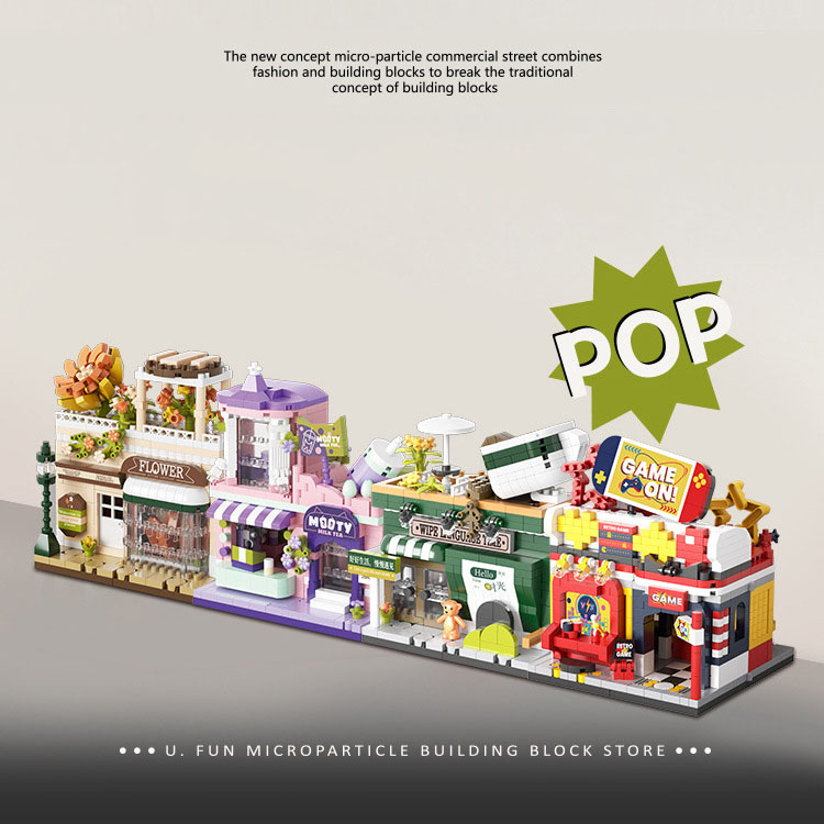 Coffee Tea Games - Jouets de construction en mini-blocs amusants