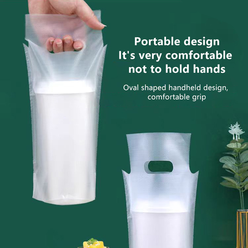 Coffee Tea Milk - 100 sacs en plastique jetables pour