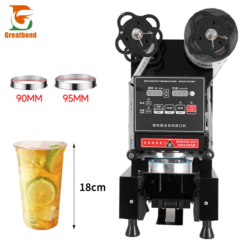 Coffee Tea Boba - Machine de scellage automatique CE pour
