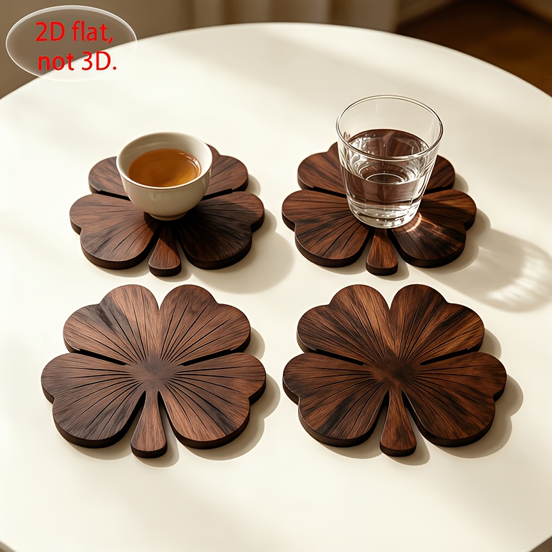 Coffee Tea Games - 4 pièces de sous-verres plats en