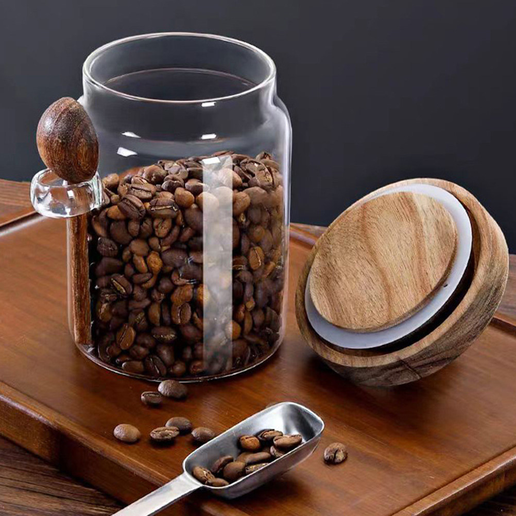 Coffee Tea Jars - Bocaux de Conservation Alimentaire en Verre