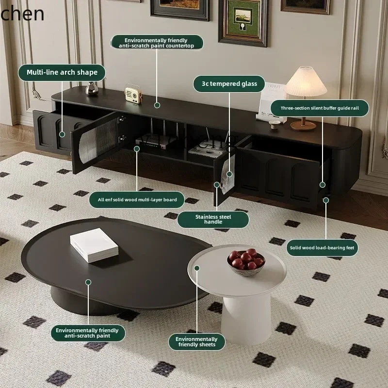 Coffee & Tea Restaurant - Meuble TV rétro i5.15 et table