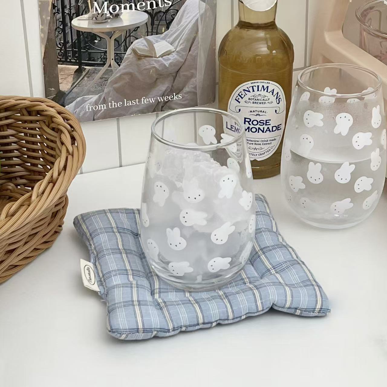 Joli gobelet en verre imprimé  - Coffee Tea Essentials avis et prix