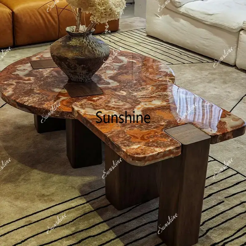 Table basse géométrique en mar - Tea And Coffee Fusion avis et prix