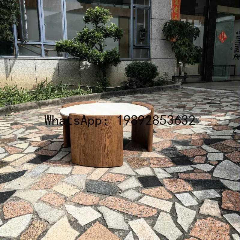 Table basse en bois massif H5. - Coffee & Tea Restaurant avis et prix