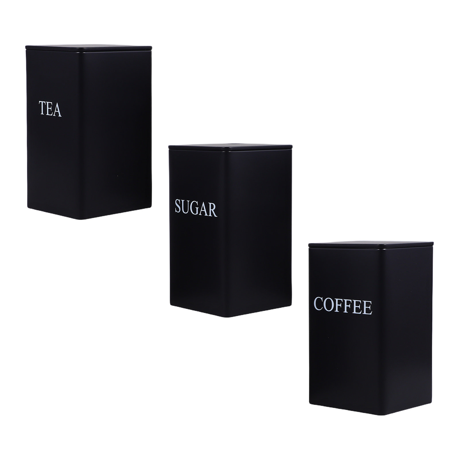 3 pièces, boîtes de rangement  - Coffee Tea Jars avis et prix