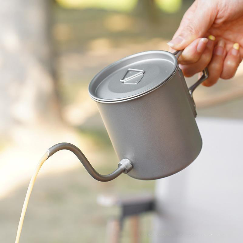 Bouilloire à café en titane pu - Pour Over Kettle avis et prix