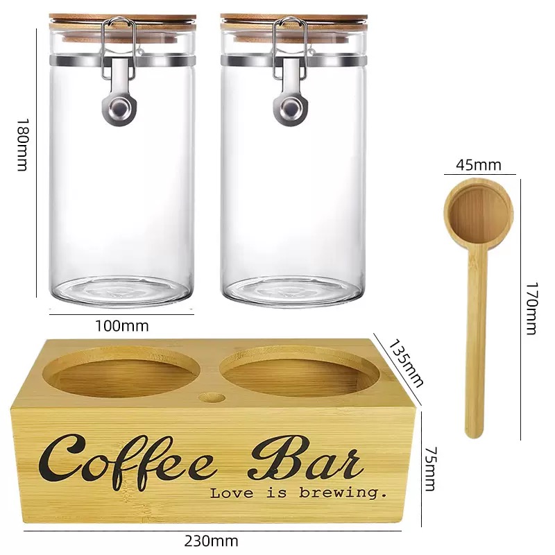Pots de stockage de café, paqu - Coffee Tea Jars avis et prix