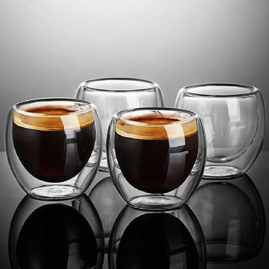 Tasses à café en verre à doubl - Coffee Tea Essentials avis et prix