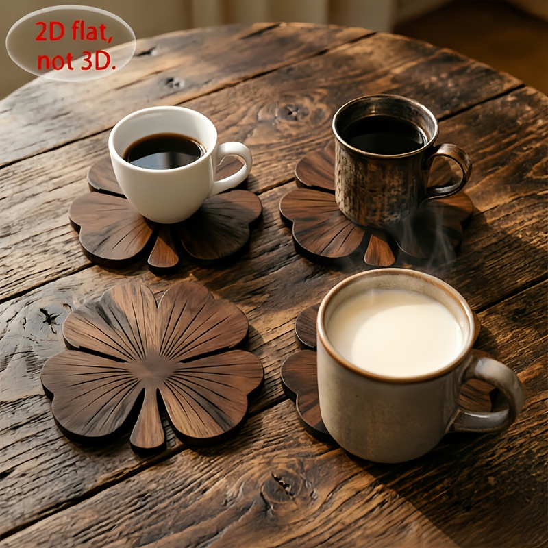 4 pièces de sous-verres plats  - Coffee Tea Games avis et prix