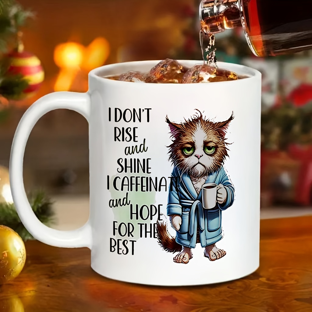 Mug amusant pour chat avec cit - Coffee And Tea Quotes Funny avis et prix