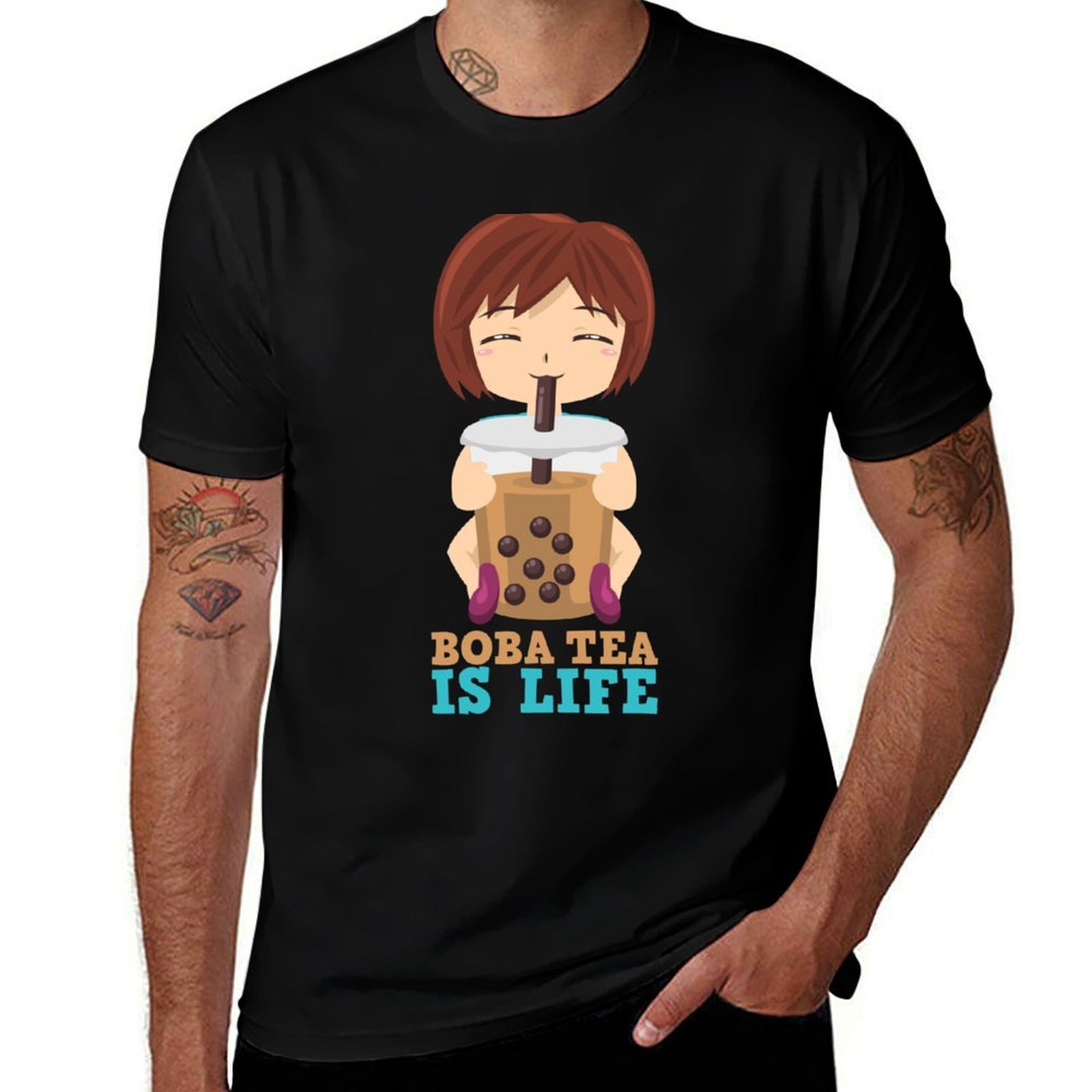 T-shirt Boba Tea is Life / Asi - Coffee Tea Boba avis et prix