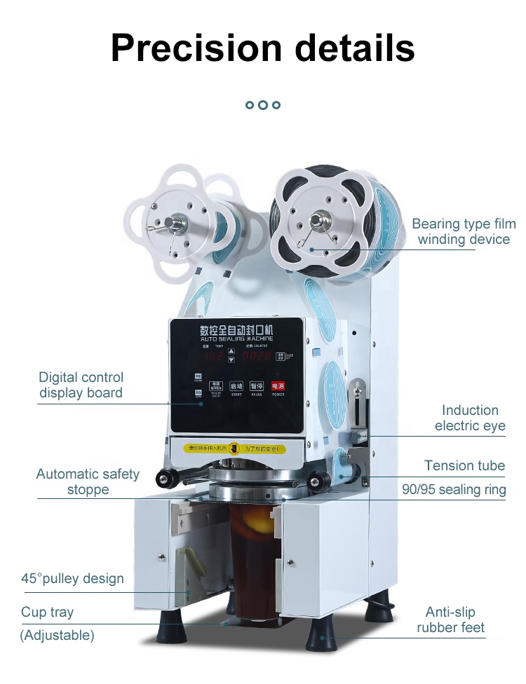 Machine de scellage automatiqu - Coffee Tea Boba avis et prix